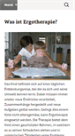Mobile Screenshot of ergotherapie-kinderhand.ch