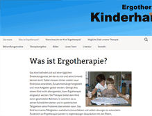 Tablet Screenshot of ergotherapie-kinderhand.ch